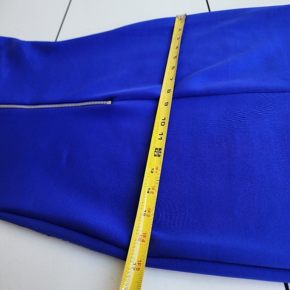 Speechless Junior's Formal Dress Blue Stretch Studded Bodycon Mini Sleveless  5 - Picture 13 of 16